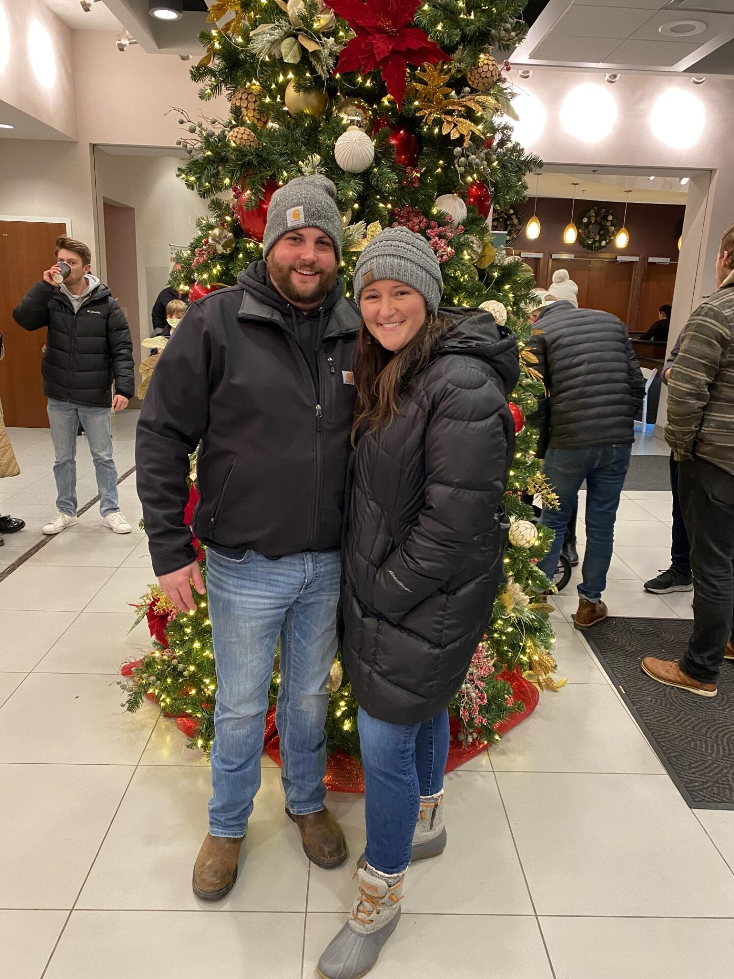 Our first time at the Christkindlmarkt in Carmel - Double date with Holly & Seth!