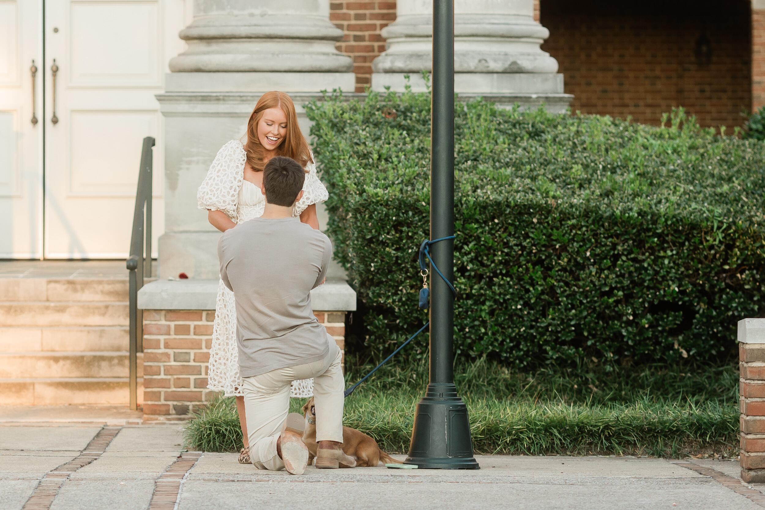 Isaac proposed!