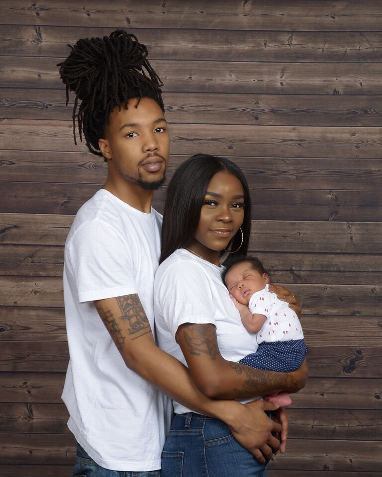 Our first family photo as a family of 3!