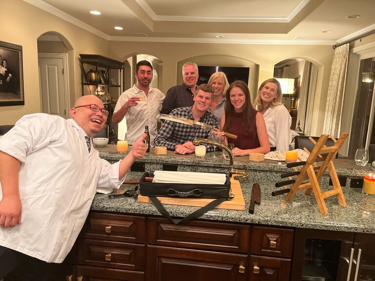 Infamous Yogi sushi nights at the Tucker house.