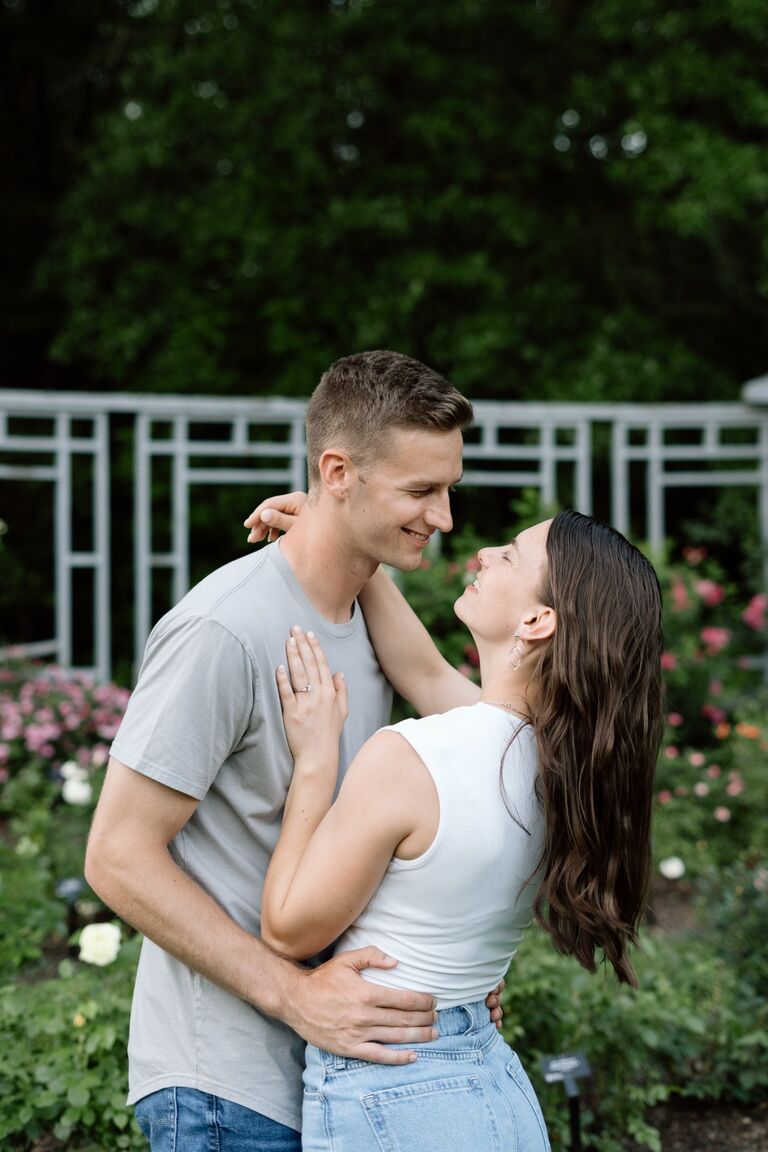 This is when we had our engagement photoshoot done at Inniswood Metro Gardens, getting so excited for the big wedding day!