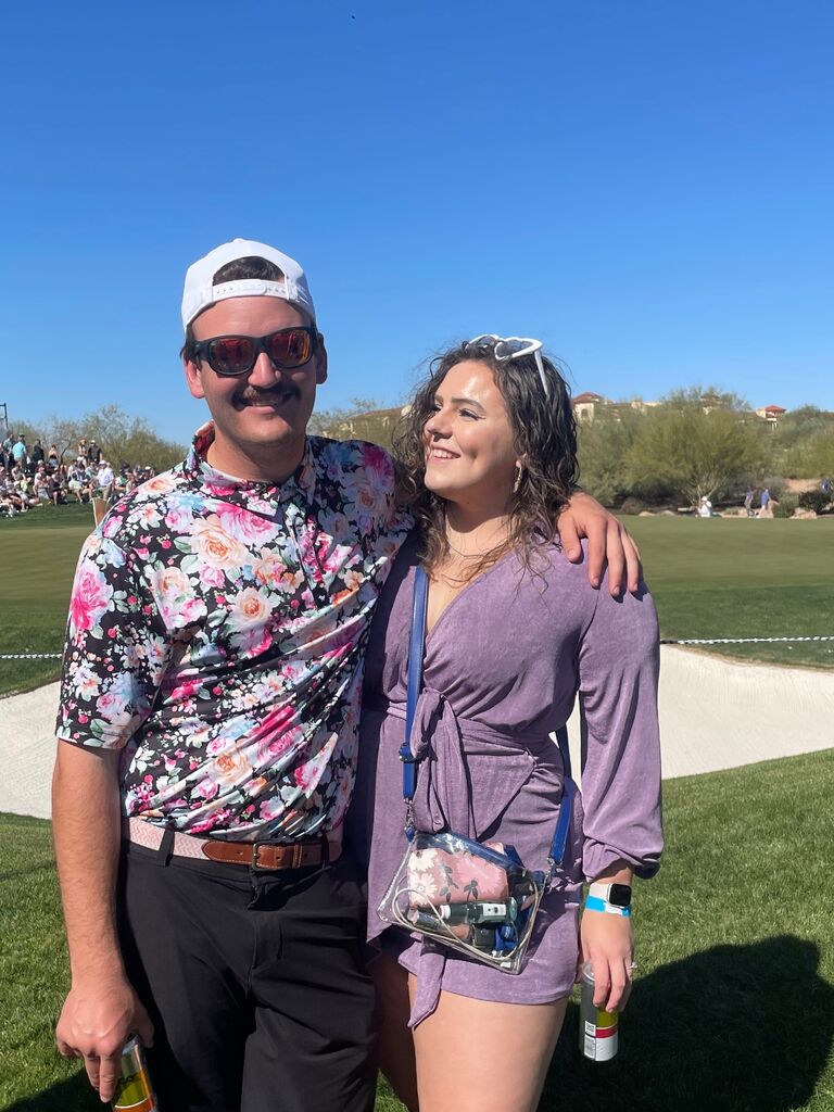 The Waste Management Open. We love going to "watch golf" together every February.