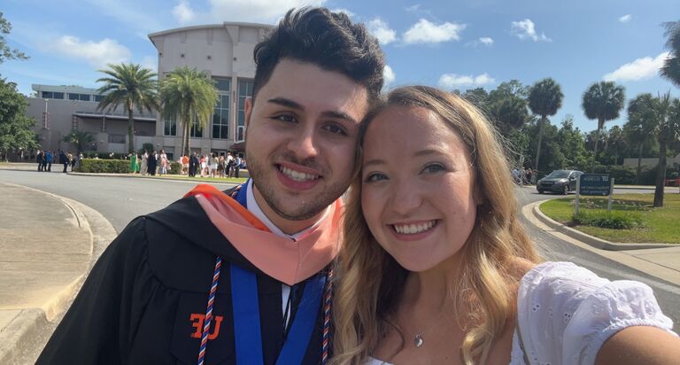 📍University of Florida |
Steven graduates with his Master's degree