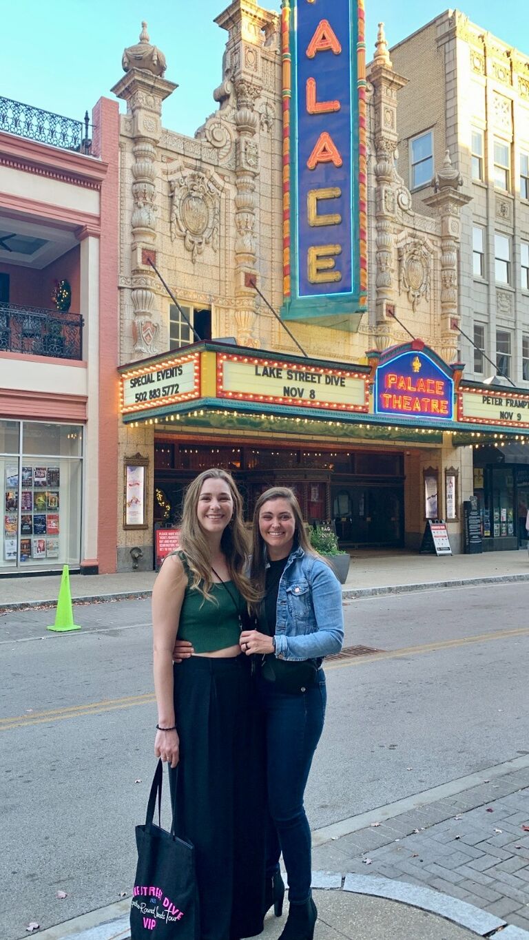 Seeing Jessie's favorite band, Lake Street Dive!