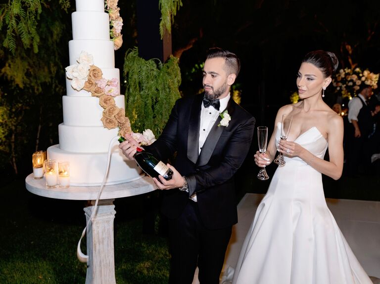 armenian wedding traditions cake cutting kris cherie and husband