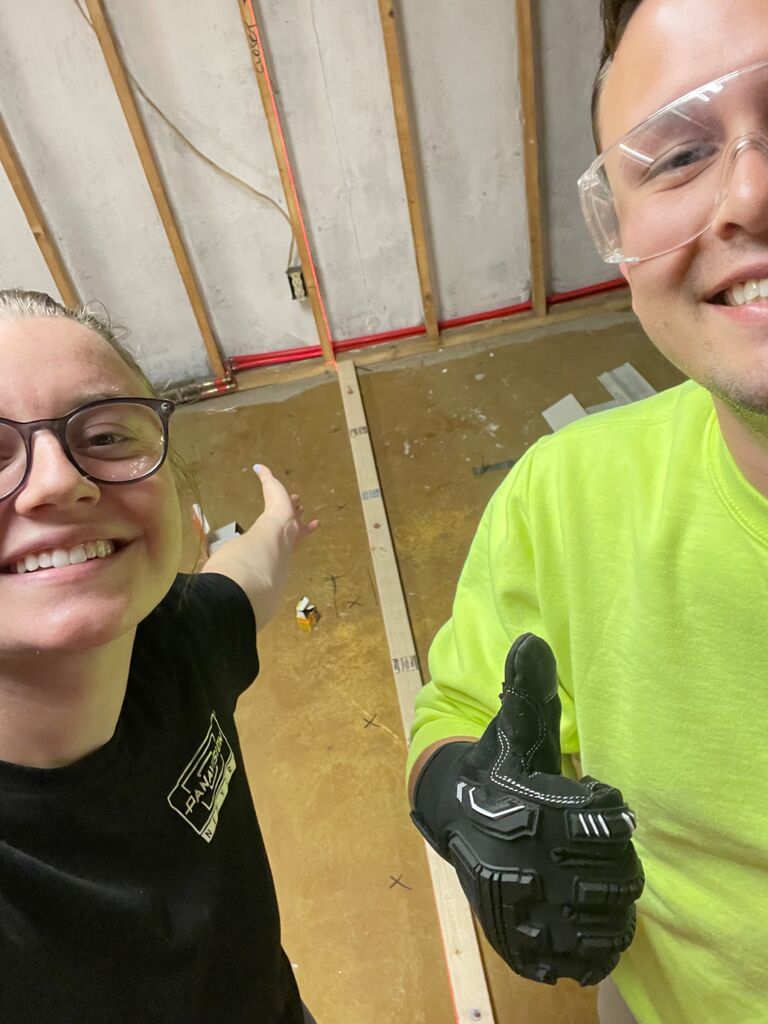 And renovated their first “home” together.