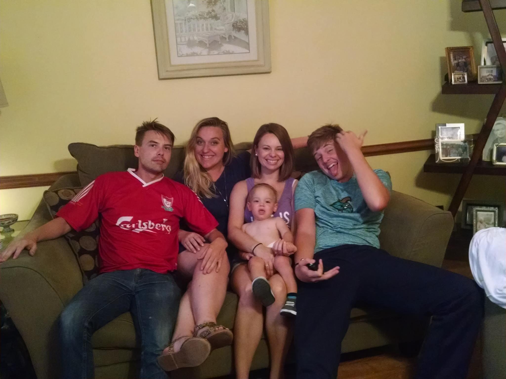JB takes Rhett home to Georgetown, SC for the first time to meet his family. Pictured here with his sister Keshia and her sons Gage and Cole. 