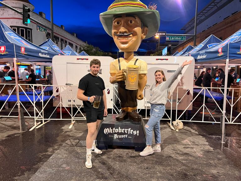 Returning for our second visit to the Denver Oktoberfest.