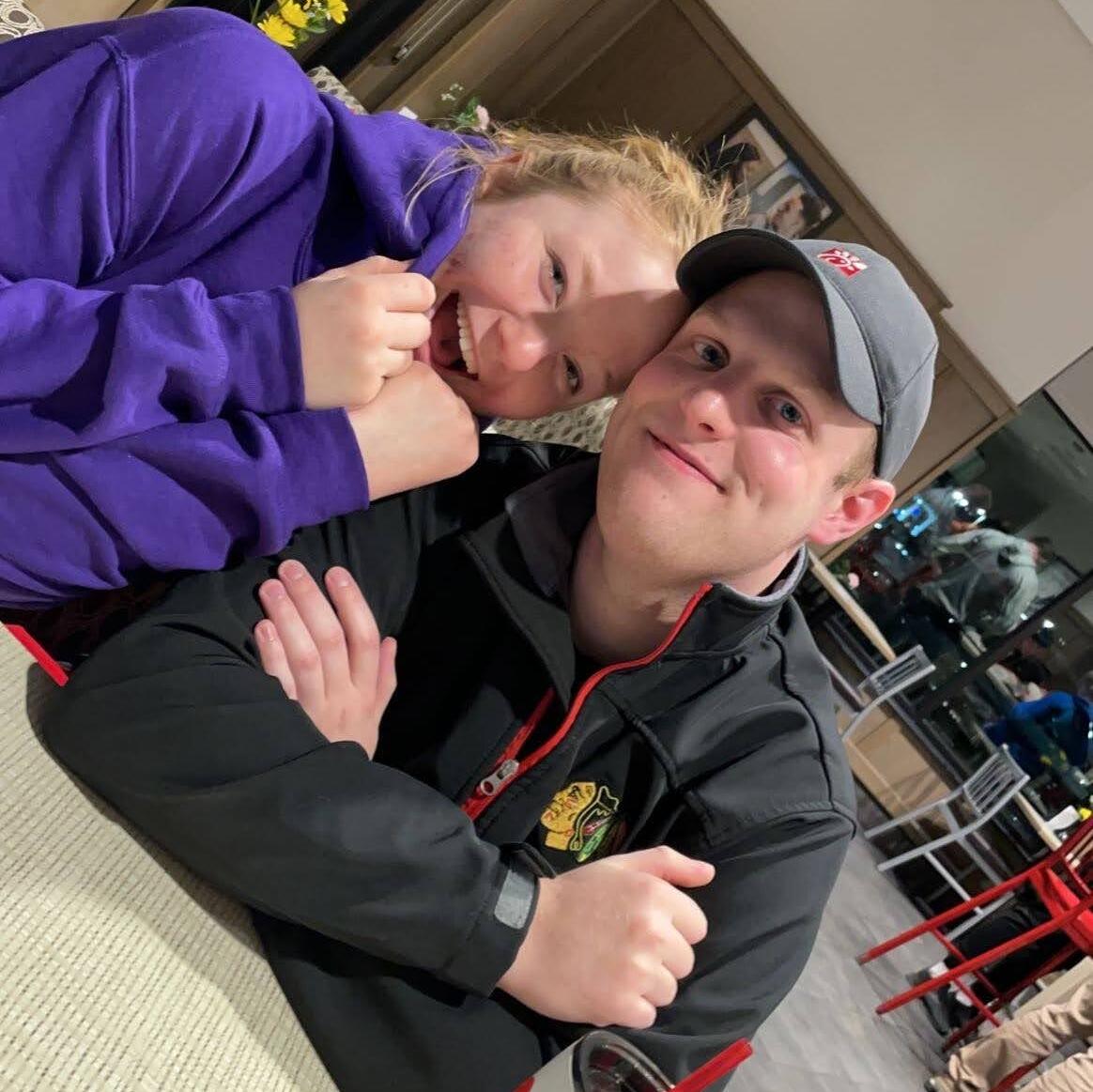 Gracie went to Chick-fil-a almost every week to study while Josh worked!