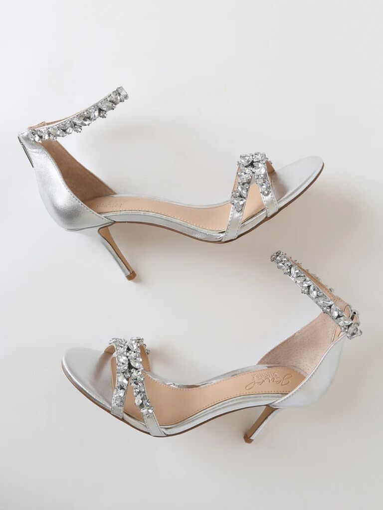 bridesmaid heeled sandals