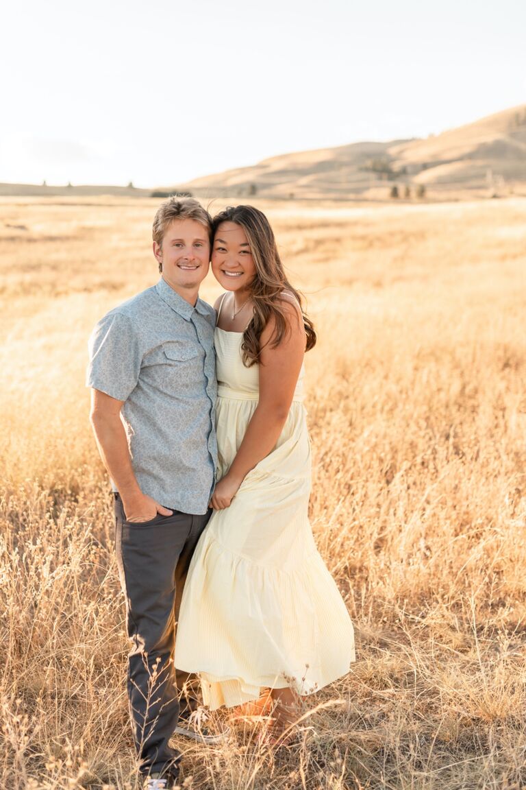 One of Lily and Taz's friends from high school, Sarah, was looking to expand her portfolio and took some amazing pictures of the two. People thought this was their engagement announcement! Not yet though.