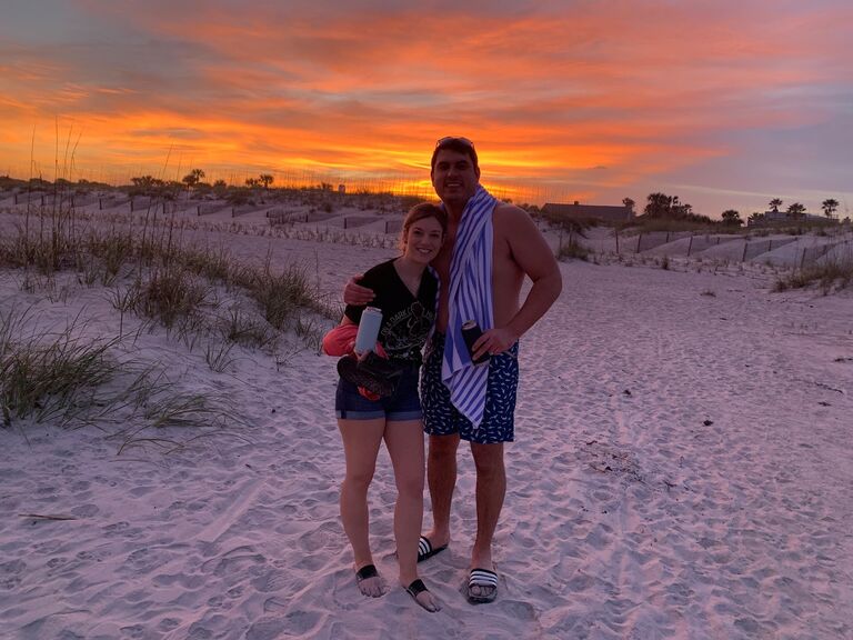St. Augustine trip with groomsmen, Ben & fiancé, Maricella and groomsmen, Arick & wife, Erin