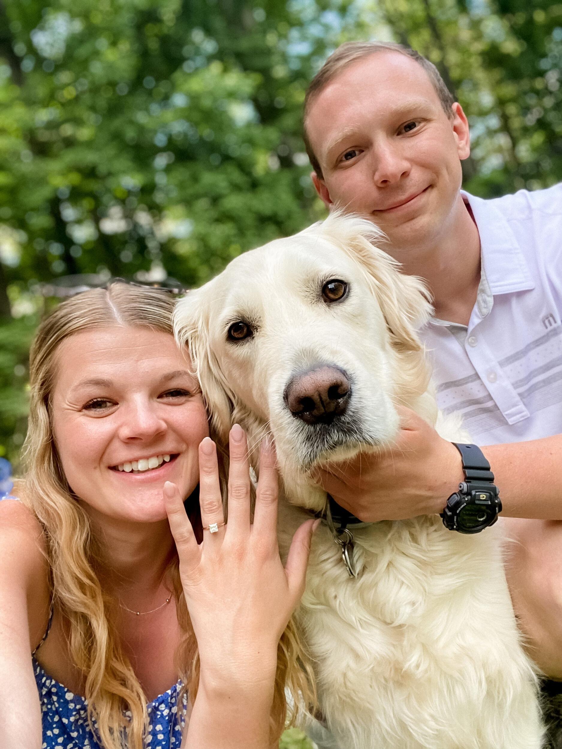 We got engaged! 