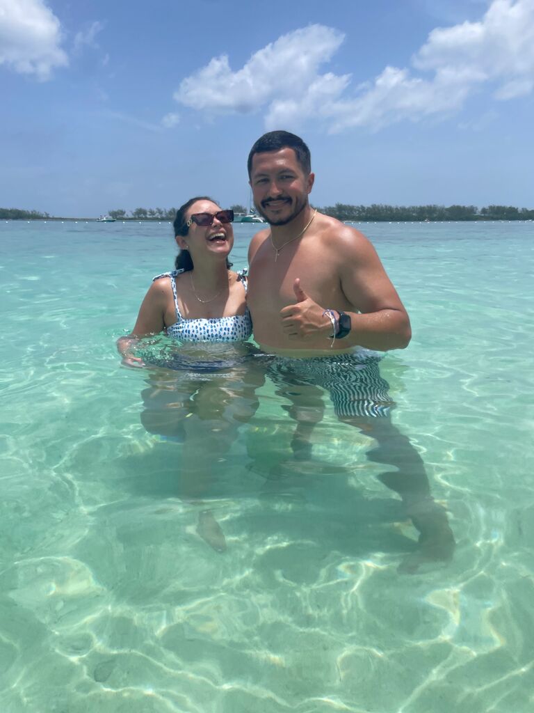 Sunkissed skin and ocean grins at the Bahamas.