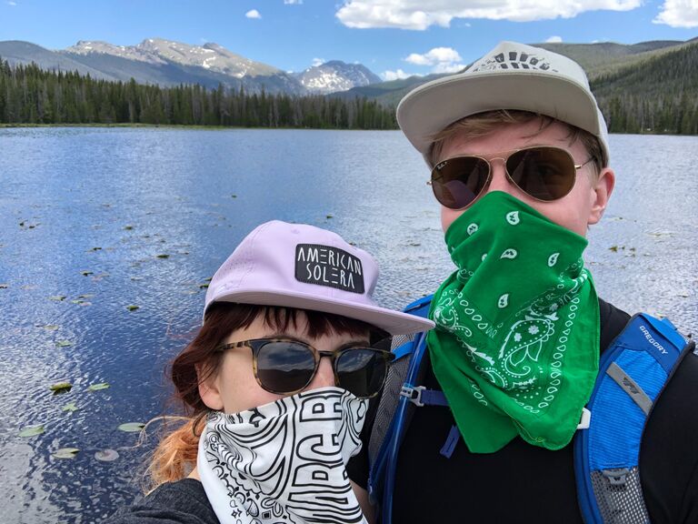 Masked up but always enjoying nature