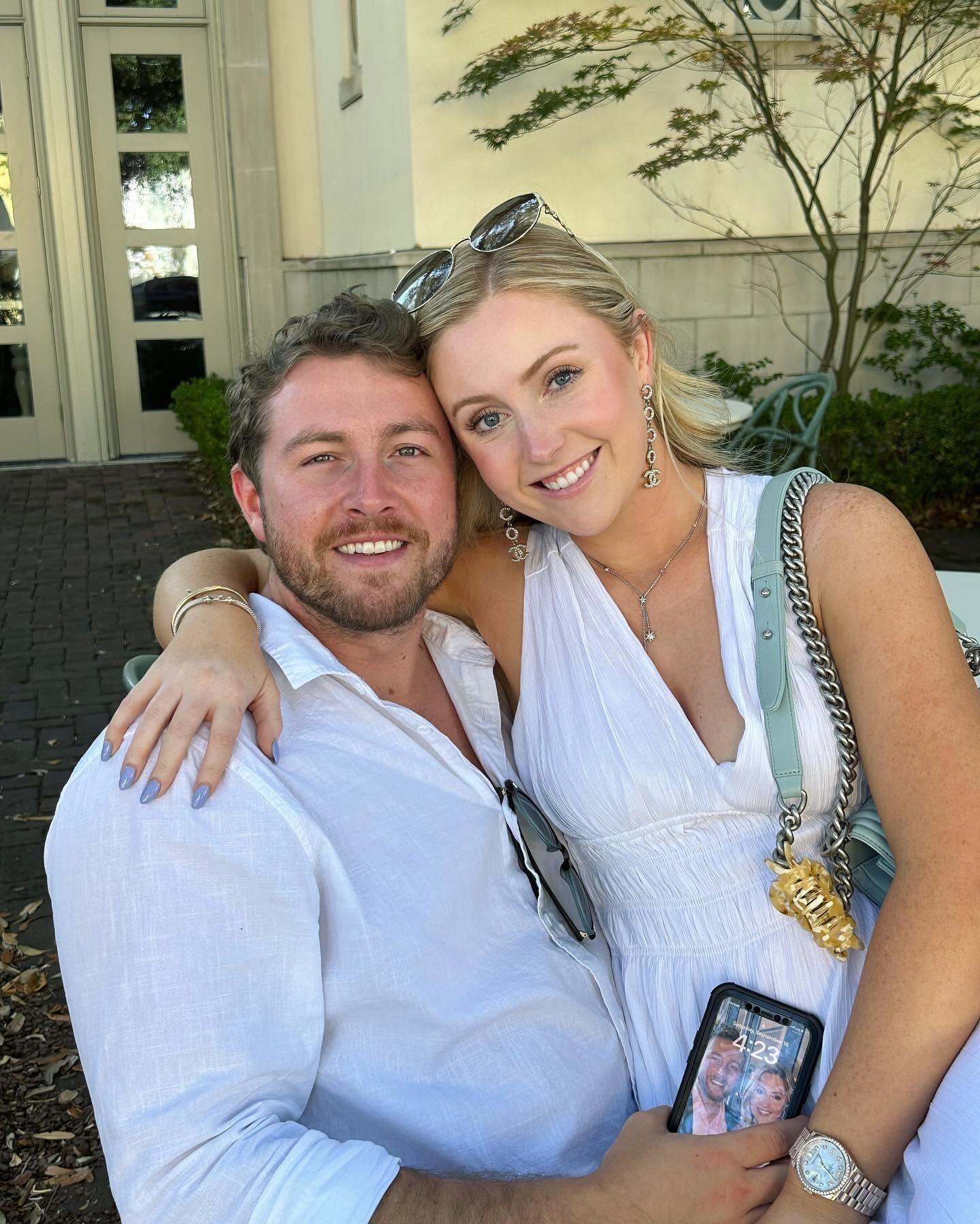 A week later, Ash and Drew travelled to Charleston, SC. They fell in love with their venue and picked a date on the spot!