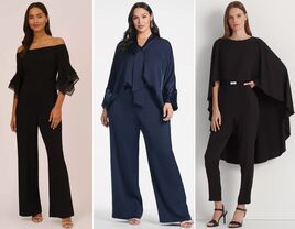 Three grandmother-of-the-bride pantsuits for weddings