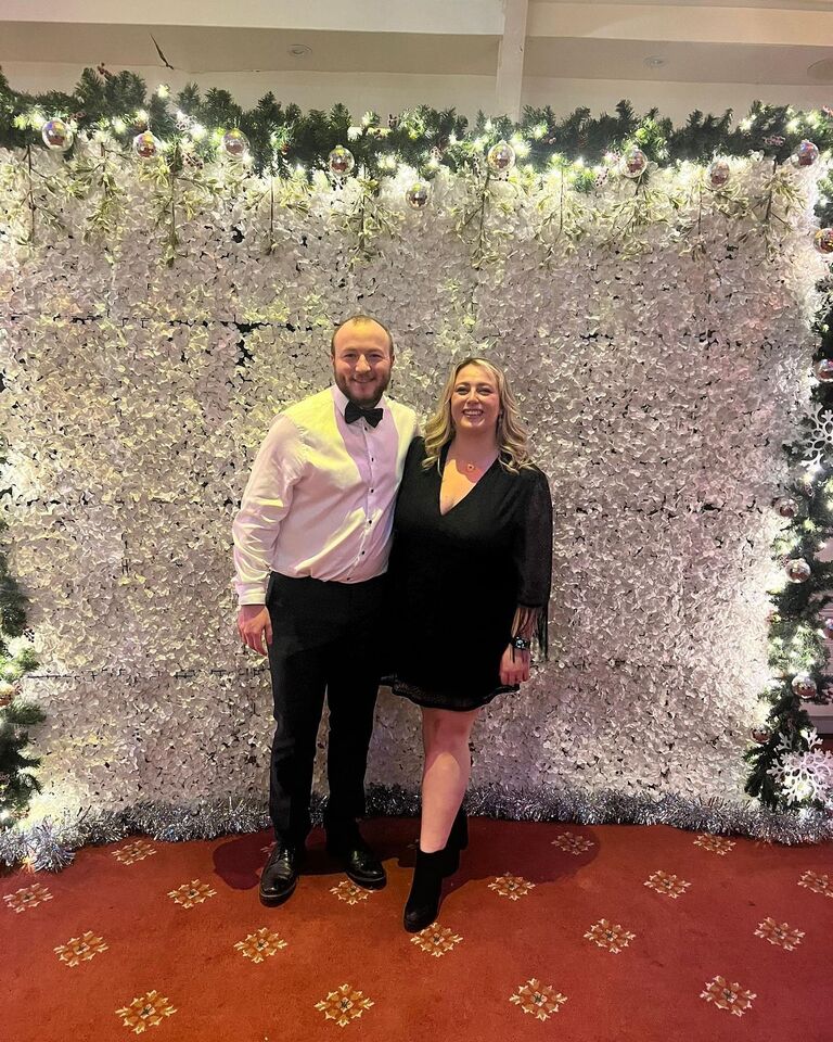 Christmas almost cancelled with Aimee close to being poisoned by the orange stuffing!

At least we scrubbed up nicely