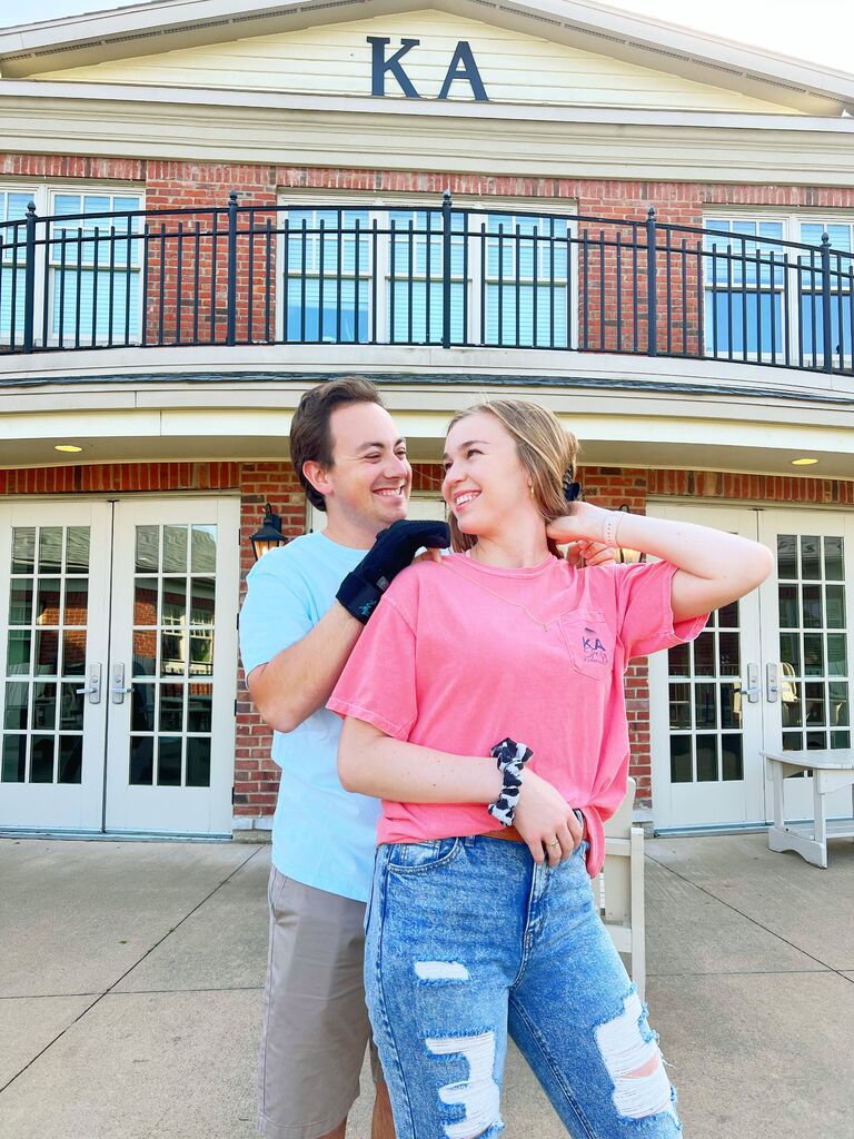 Joseph Laveliers Megan into Kappa Alpha Order!