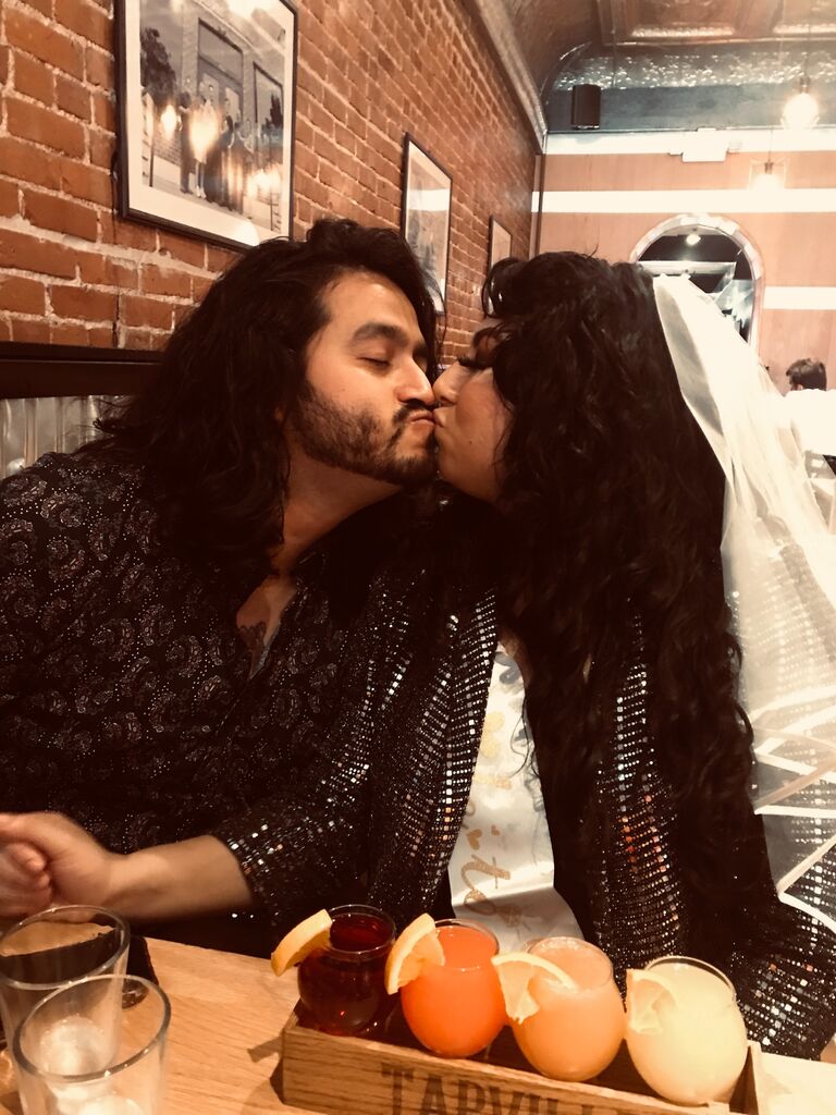 Once the world opened up again: our  co-ed engagement party was a must! We loved having all those dearest to us celebrate together. 