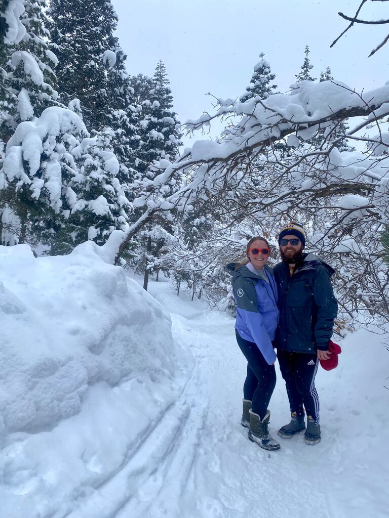 We visited Utah in the winter and started to think, "Hey, this place is pretty cool."