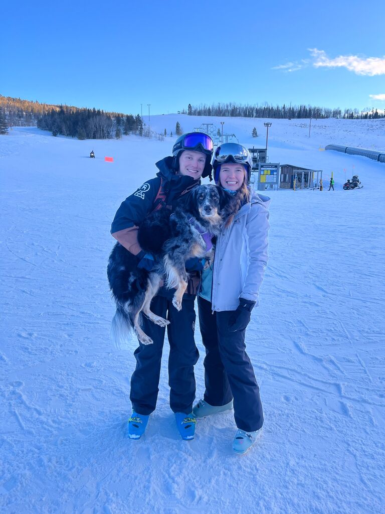 We celebrated Christmas in Colorado with Riley's family.