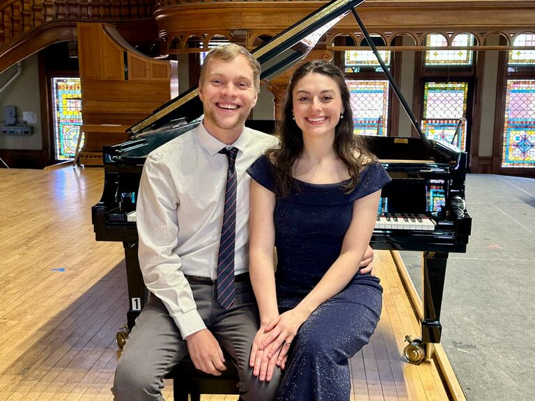 Lauren's second-year graduate piano recital at Syracuse University. 