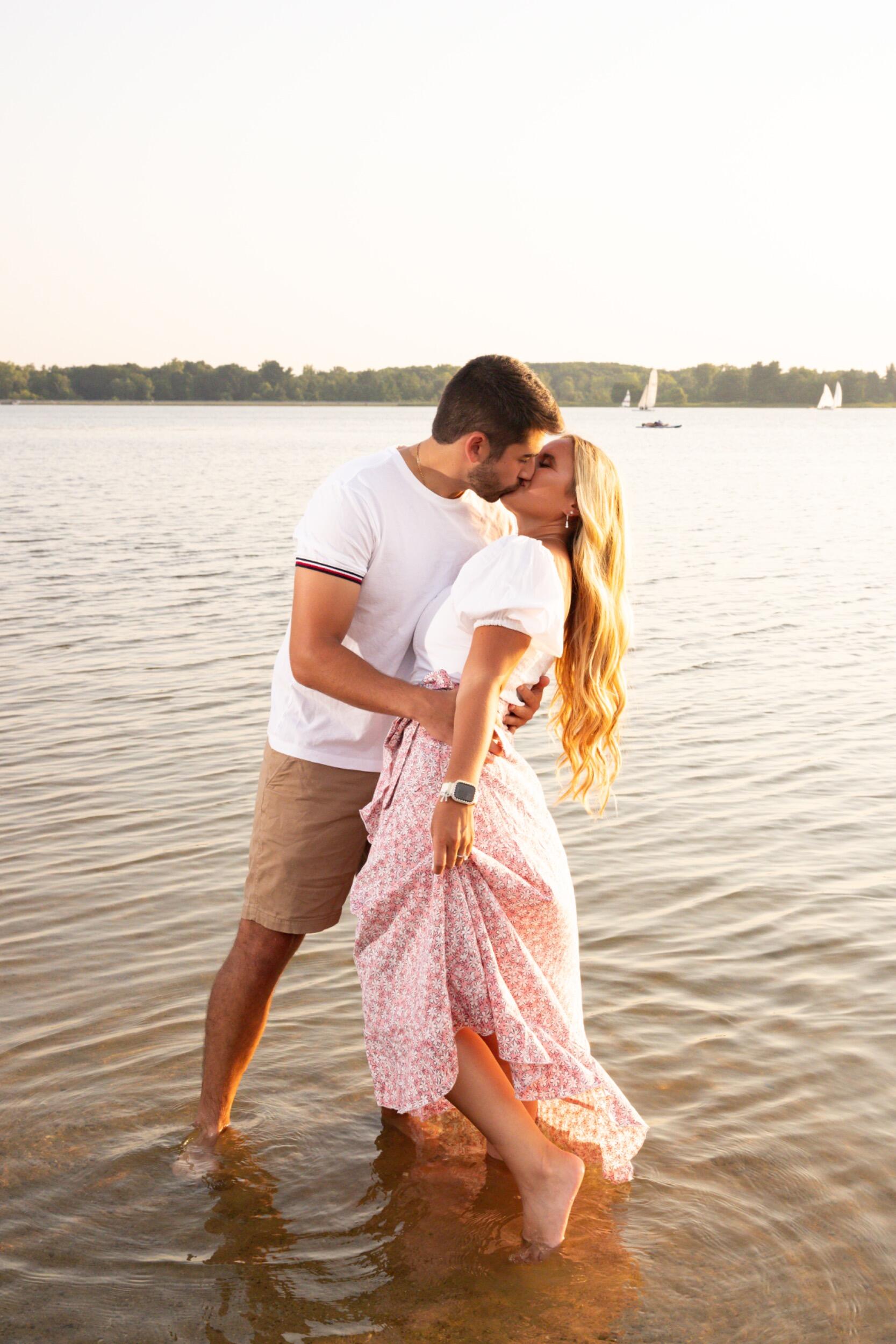 Wedding planning and enjoying life together. 