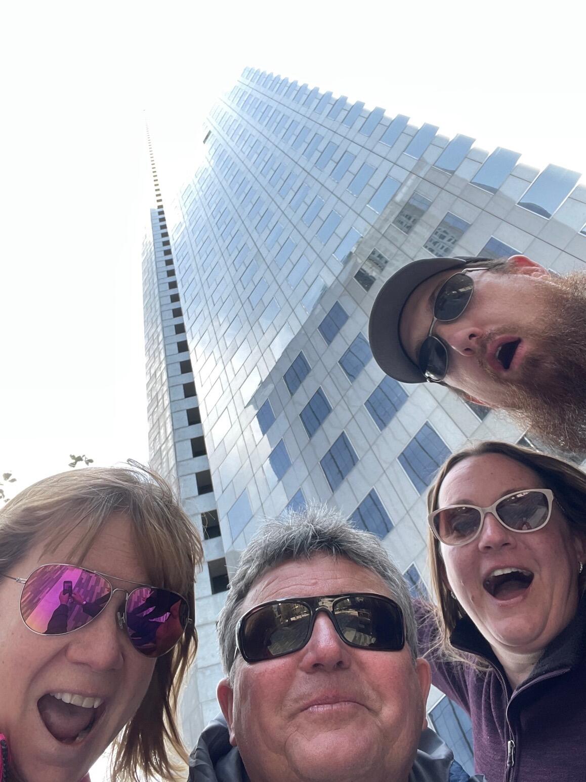 Scavenger Hunt - Birds eye view - The door man wouldn't let them up to take a picture