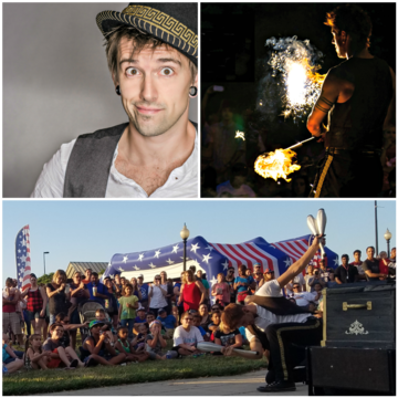 Jason D'Vaude - Vaudeville and Fire Shows - Juggler - Kansas City, MO - Hero Main
