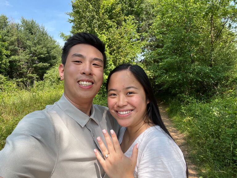 Alex asked Sarah to marry him!