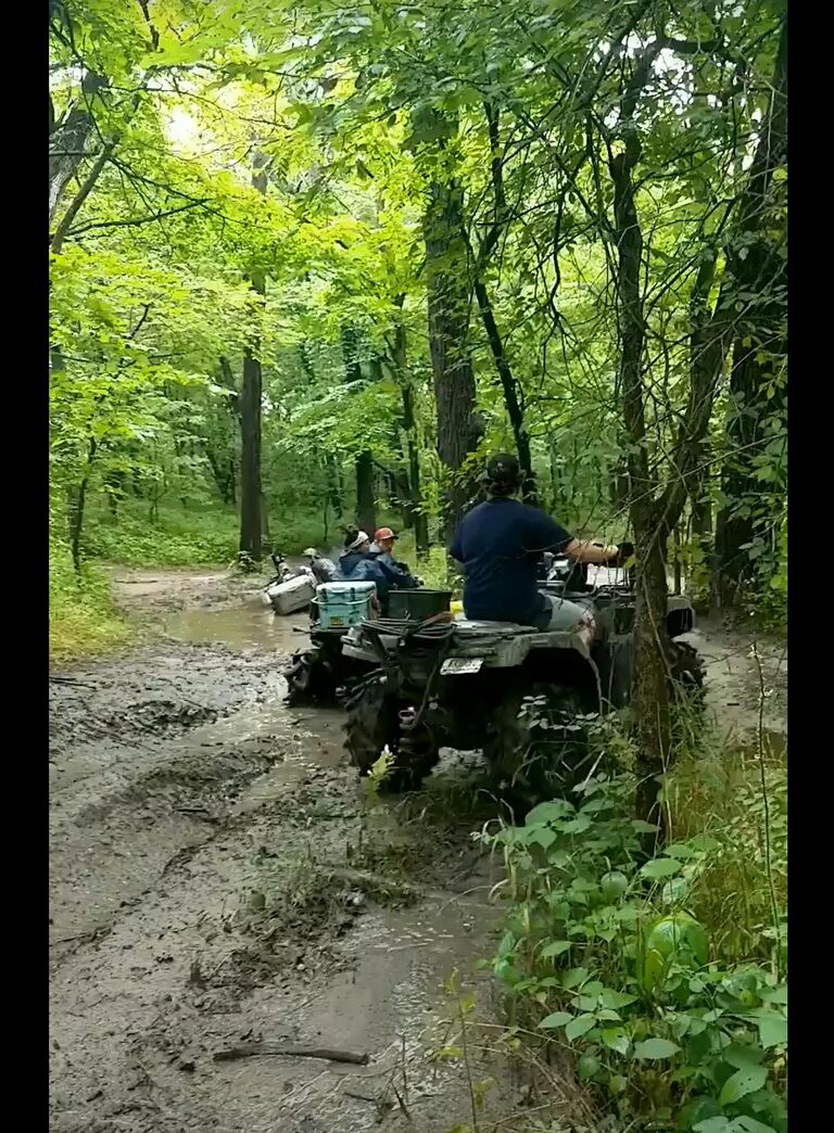 Four wheeling trip to Soggy Bottoms ATV park in Missouri with friends!