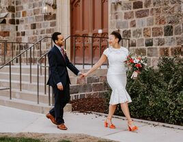 Michigan couple holding hands