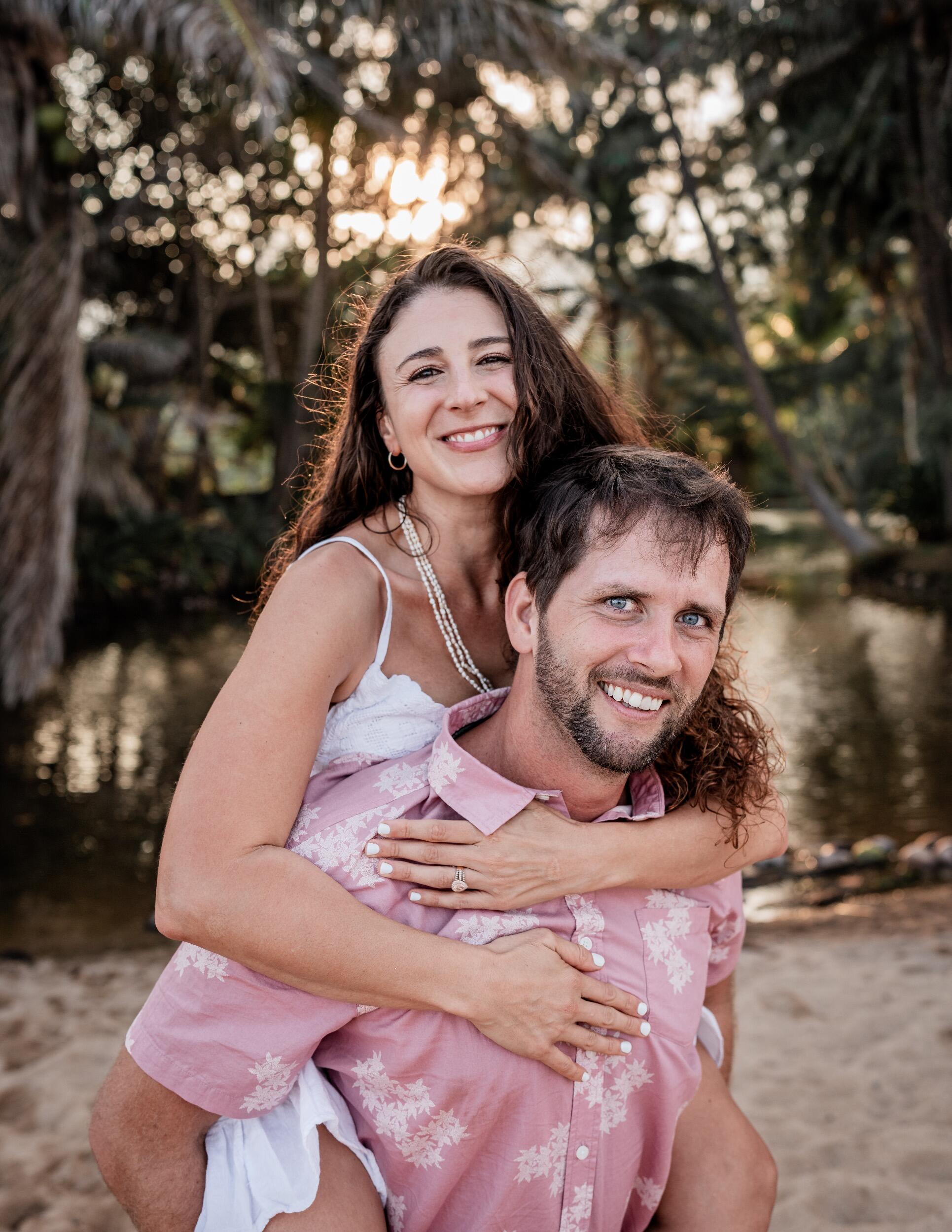 Our first photo as fiancés 