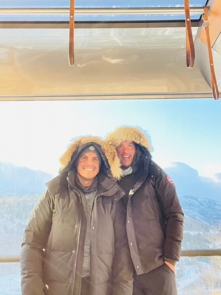 Winter getaway to Deer Valley. Yes, we bought the parkas for the trip.