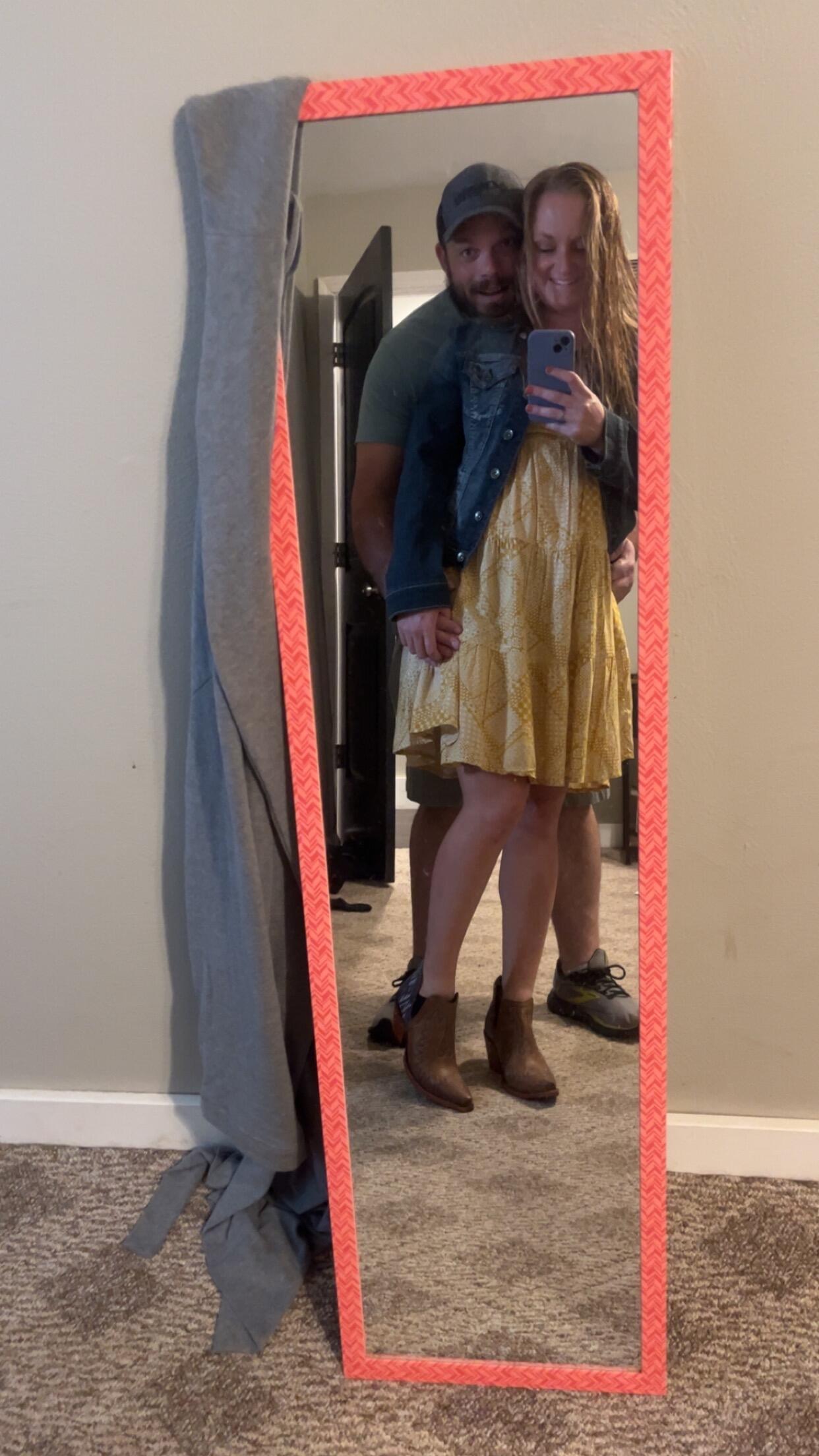 Then surprising Cheyenne with buying her a beautiful dress for a date night out together