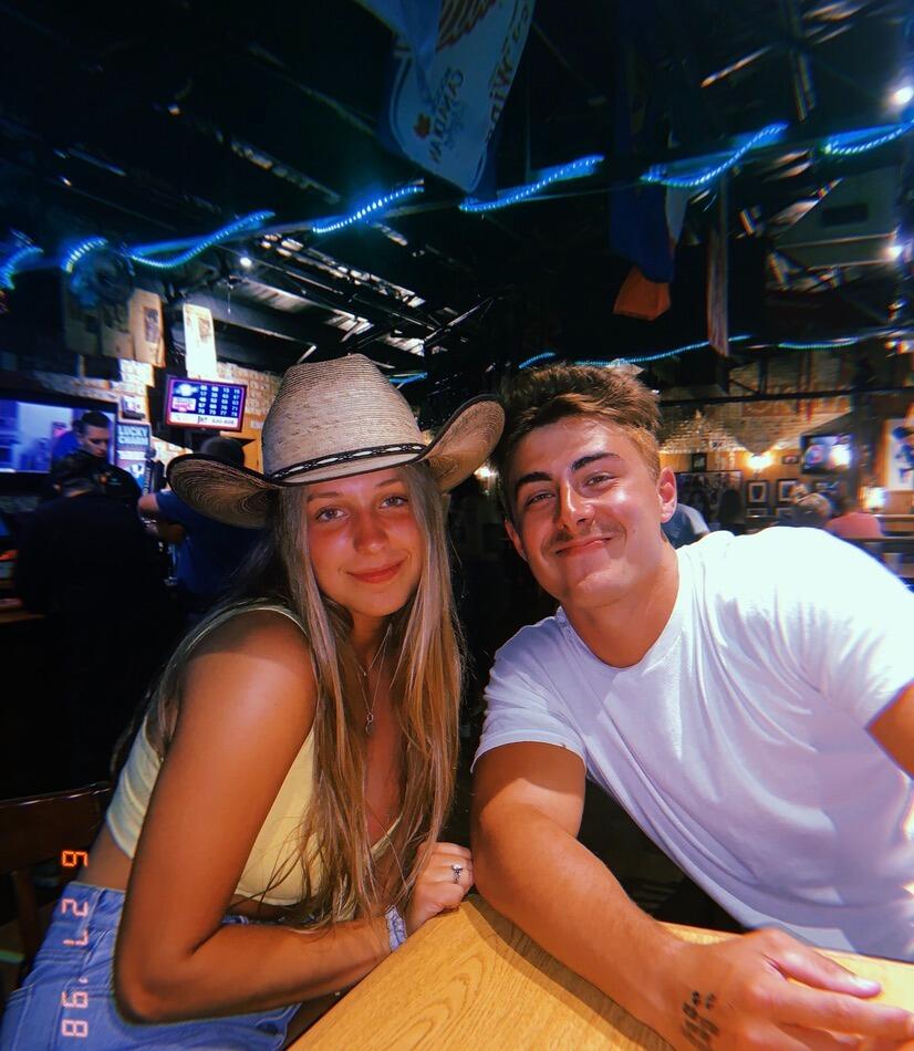 Austin started putting the moves on Anna