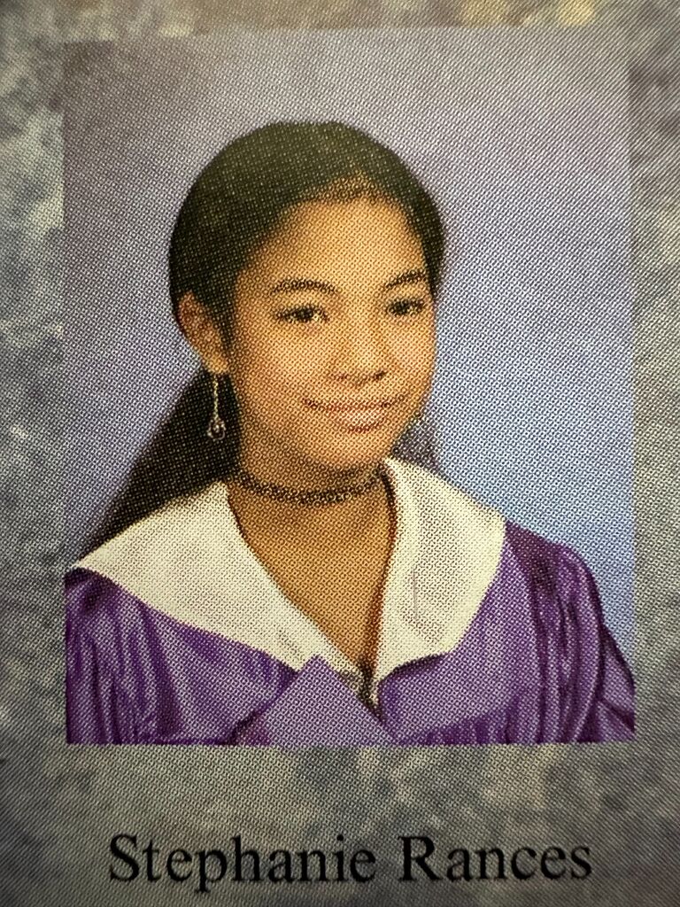 Steph's 8th Grade Class Picture:
Academy: Law
Class: 8266
Ken had gotten too cool for school - the popular kid. Meanwhile, I was all about good grades, athletics... and Kenneth Ramos. "I love my Kenny boy." 