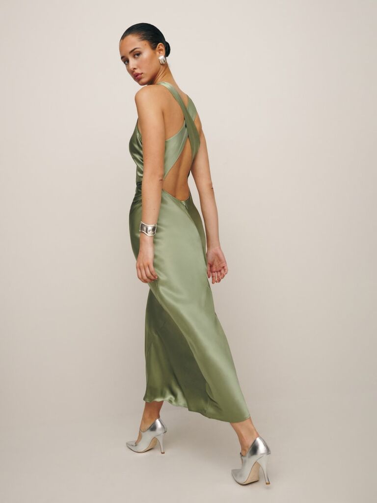 Open back dress for wedding guest hotsell