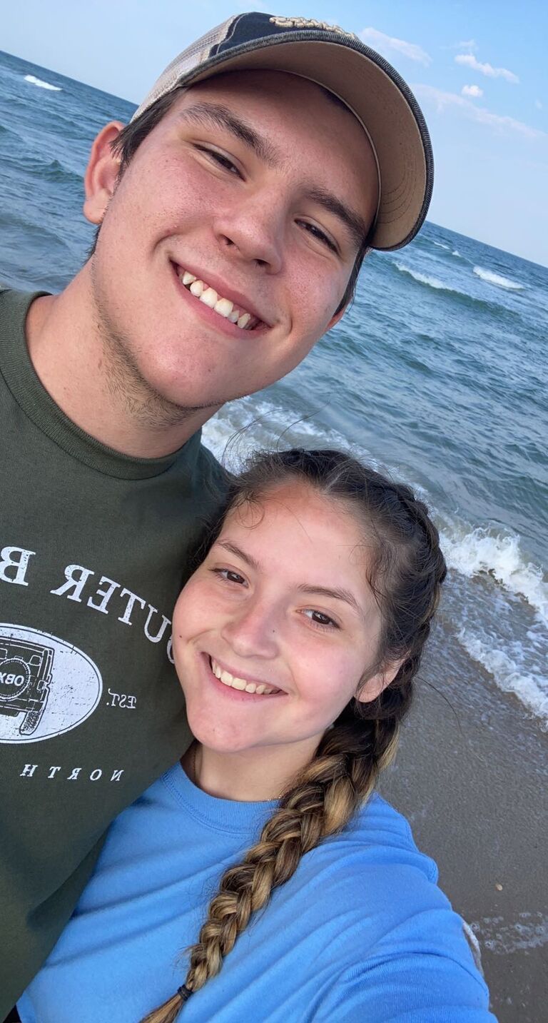 Our first beach trip together!