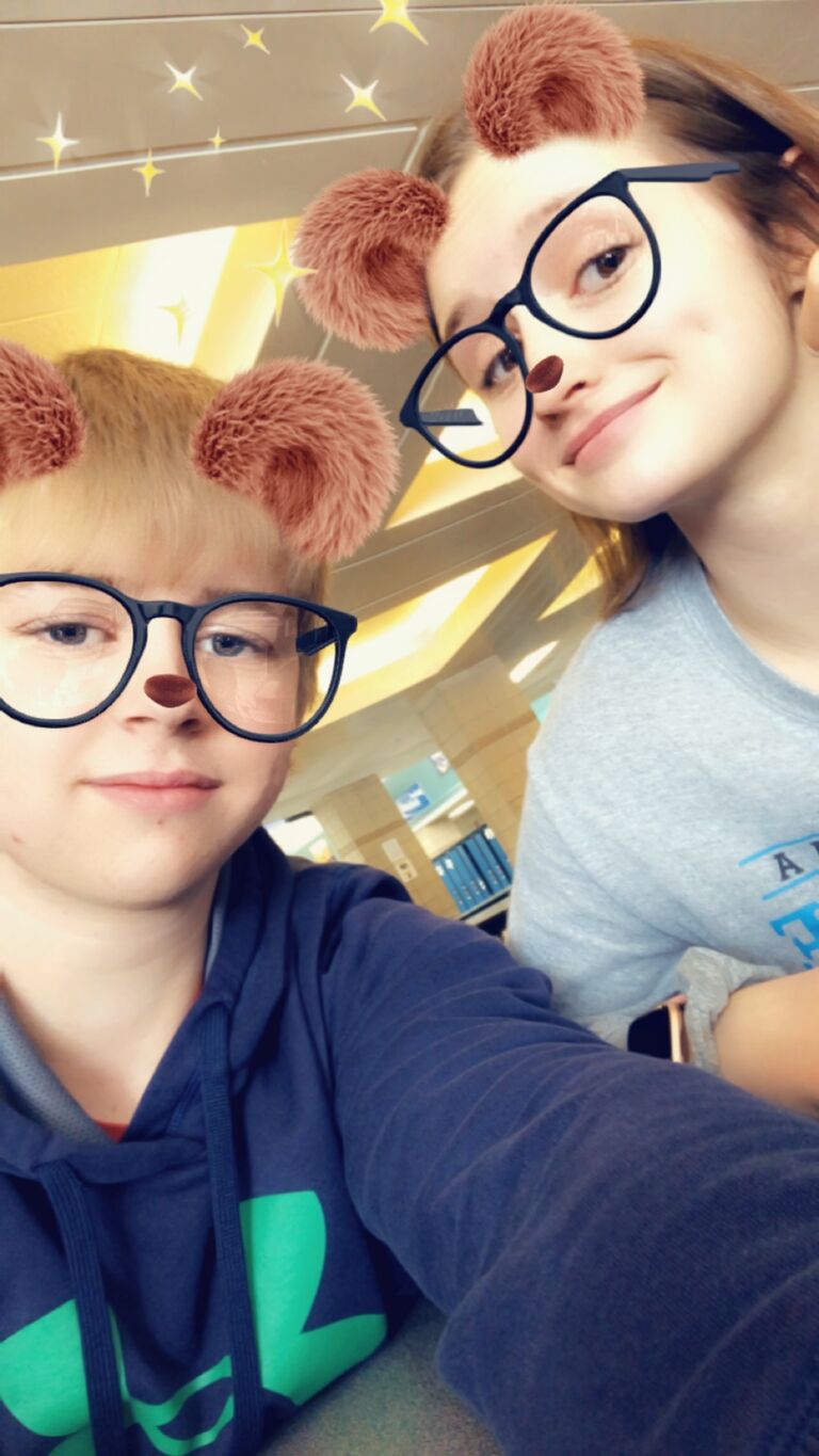 The first picture of us together