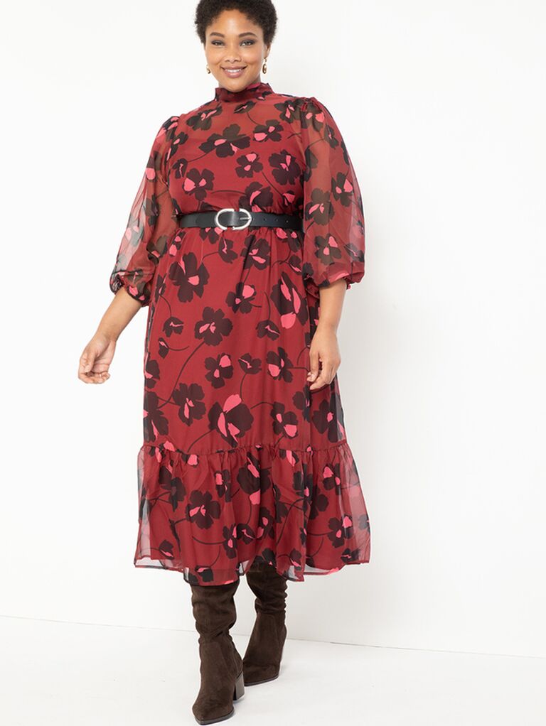 plus size fall dresses for wedding guest