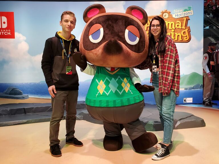 PAX East 2020 featuring Tom Nook. 