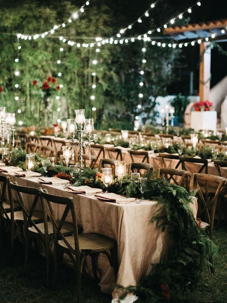 winter wedding centerpieces