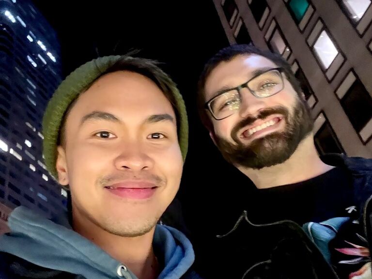 After weeks of chatting and video calls, John and Ryan finally met in person. It was a romantic date that lasted over 8 hours. They asked each other important questions about relationships and they found each other having a similar understanding of love. They ended the night with a kiss.