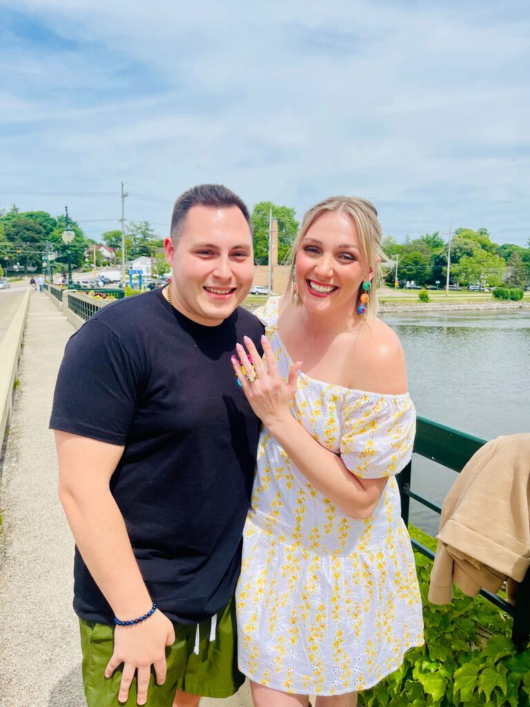 The day we got engaged.