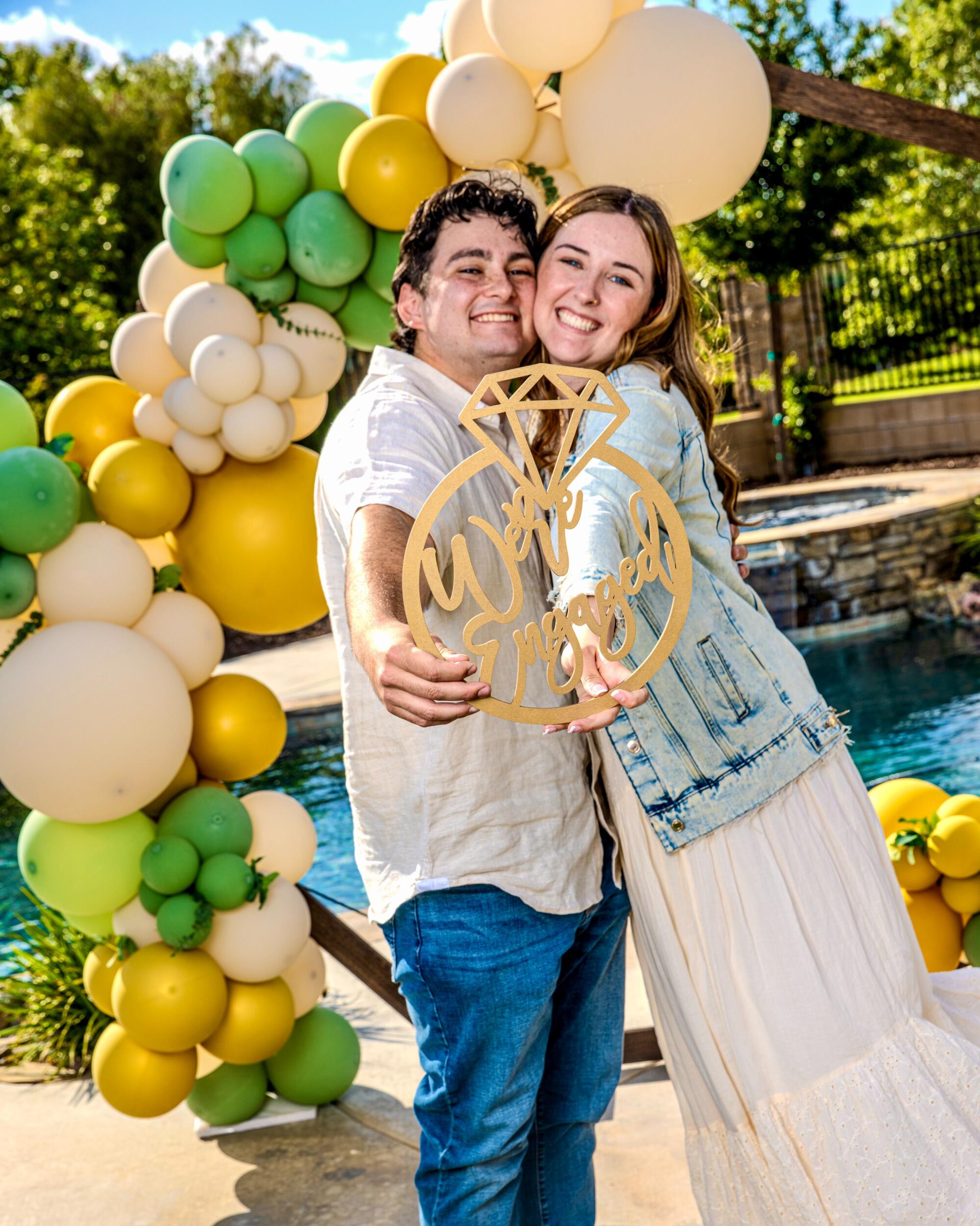 She said yes!