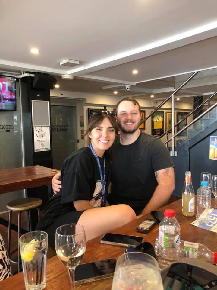 Fitness and running Matilda era. Ben was waiting at the finish line with a bevy in hand ready to have a boogey at Queens Wharf. 