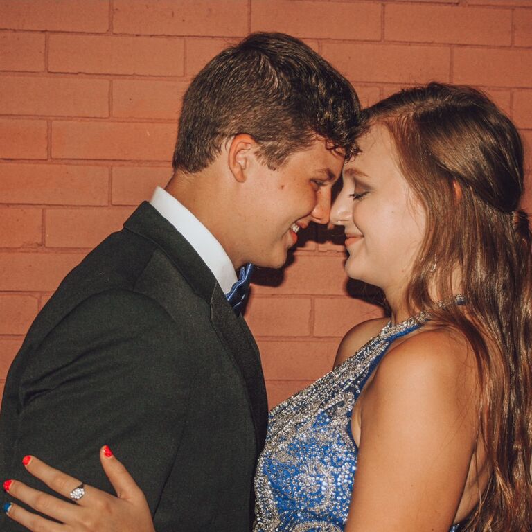 Covid took away their first prom, but it couldn't take away their chance at making the memories on their own. This junior prom may have been thrown together by a group of parents in the middle of summer, but it was an experience the couple will never forget. 