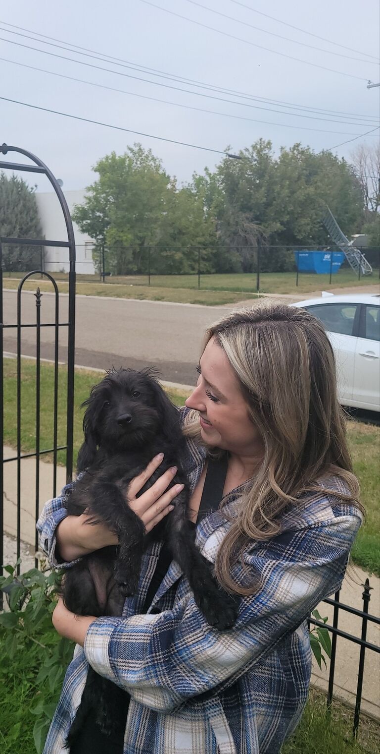 Picking up Ducky for the first time!